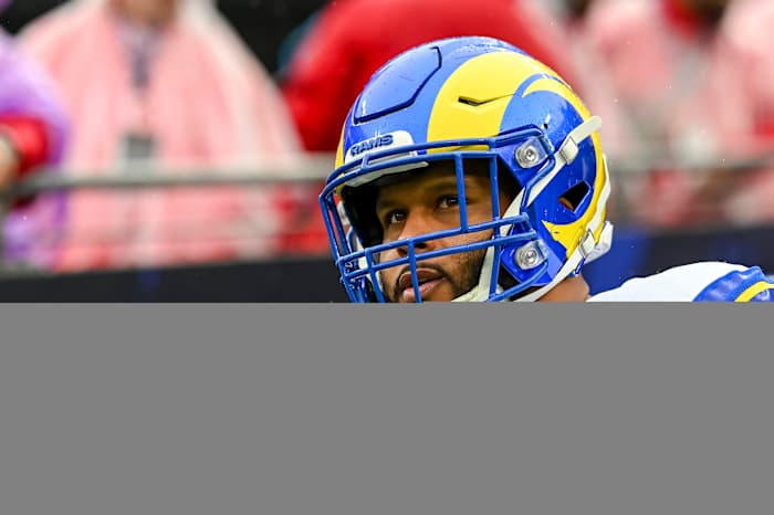 Aaron Donald and the Los Angeles Rams are in the thick of the NFC playoff picture.